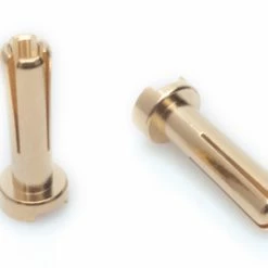 LRP 4mm Gold Works Team Connectors-10pcs