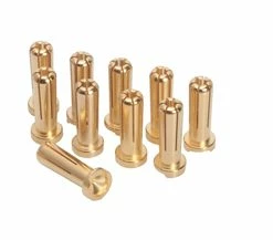 LRP 5mm Gold Works Team Connectors-10pcs